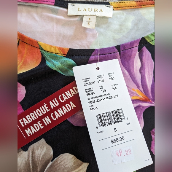 Floral Print Top - Picture 3 of 3